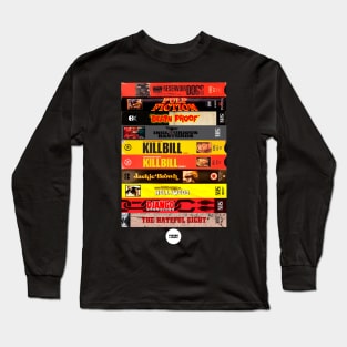 Tarantino VHS stack Long Sleeve T-Shirt